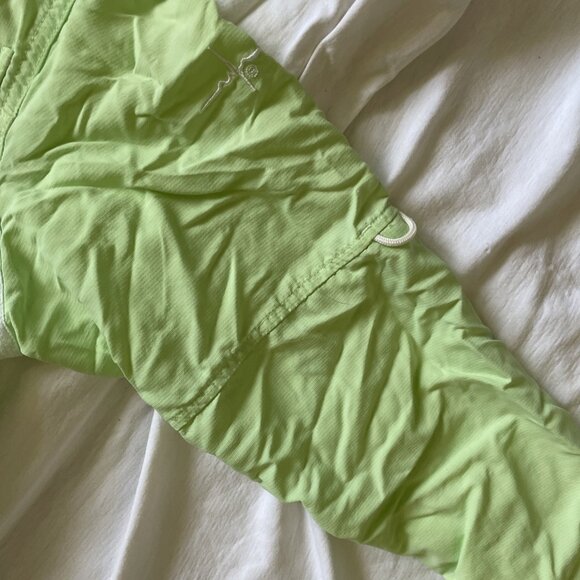 Habit Womens Lime Green Nylon Button-Up Shirt W/ 30+ Solar Factor S/P - Picture 7 of 10